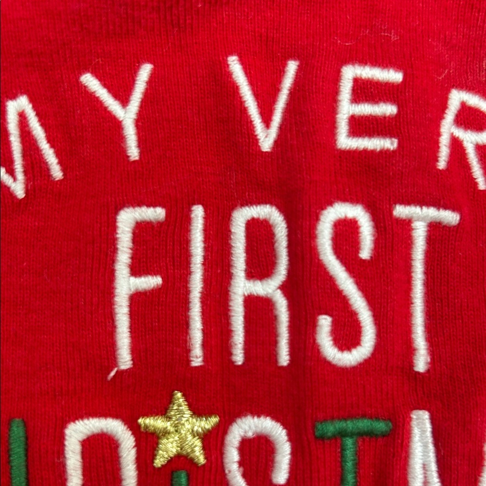 First Christmas Baby Onesie - 12 mos - Picture 4 of 4